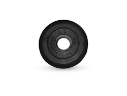 Диск обрезиненный черный 31 мм MB BARBELL 0,75 кг в Воронеже