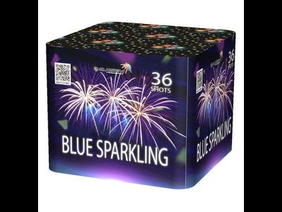 Батарея салютов BLUE SPARKLING SB-36-03* MAXSEM | Neva-Salut.com