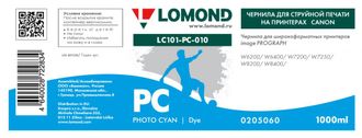 Чернила для широкоформатной печати Lomond LC101-PC-010