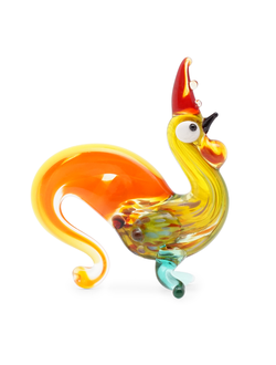 стеклянная фигурка петух