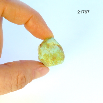 Бирюза натуральная (необработанная) Казахстан арт.21767: 4,7г - 21*18*12мм