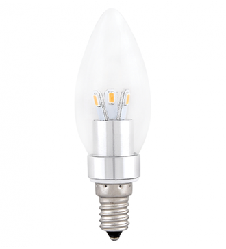 Светодиодная лампа Ecola Candle LED Premium 3.3w 220v E14 Chromium