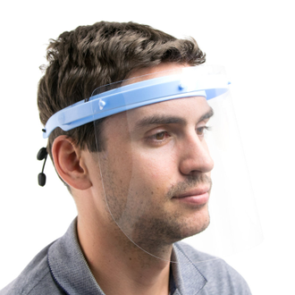 Movable Face  Shield მოძრავი დამცავი ფარი სკელი არ იორტკლება საბითუმო და საცალო