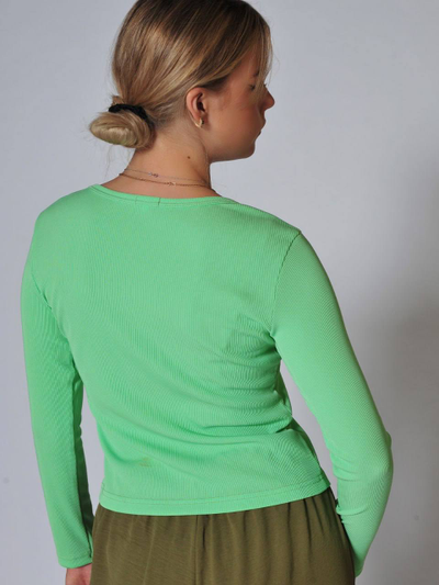 Джемпер: 174-0723 зеленый РУБЧИК