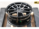 Комплект дисков R16 7,0J ET+40 5*100 Shogun RF-X Черный с полированными лучами и ободом (S220)