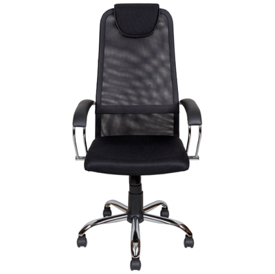 Кресло Алвест AV 142 CH (142 CH) МК кз/TW сетка/сетка односл 311/455/470 черн/черн/черная