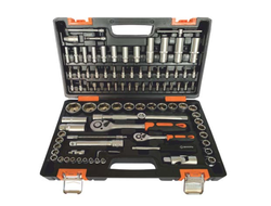 Набор инструментов Вихрь 1/2", 1/4",  CrV, пластиковый кейс 94 предмета