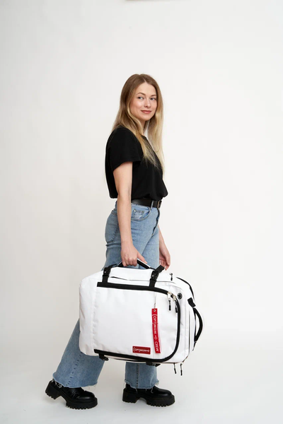 Рюкзак Сумка Чемодан ручная кладь 55х40х20 Optimum Air RL, белый