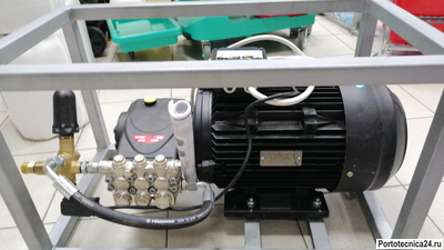 Мойка Высокого Давления   Truck 7,6kV TS, 380V, 7,5kV, 1450rpm, 250bar, 18L  total-stop