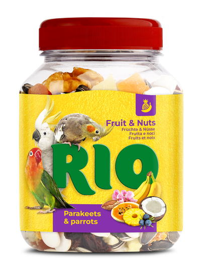 Rio Фруктово-ореховая смесь для средних и крупных попугаев, 160 г