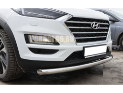 Защита переднего бампера d60 для Hyundai Tucson (2018-2021)