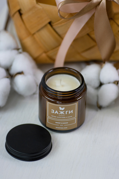 Арома свеча  «Зефир & Какао» | Когда захочешь к маме | 90