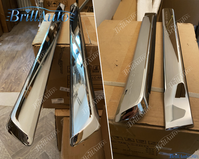 Молдинги Toyota Land Cruiser 200 узкие хром