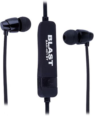 Вакуумные Bluetooth наушники Blast BAH-401BT (черный)