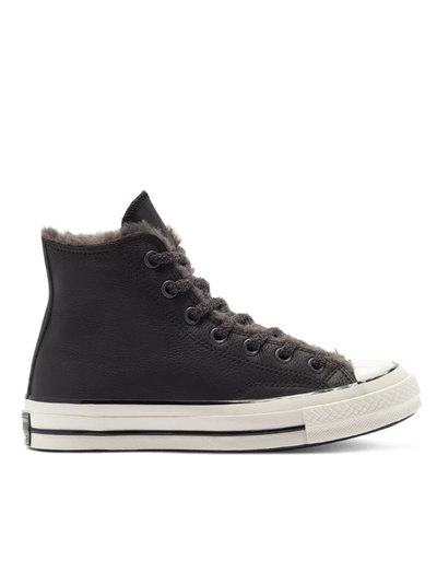 Зимние кеды Converse Chuck 70 черные с мехом 569516C фото