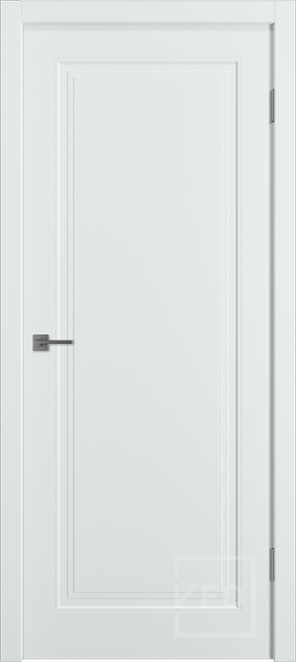 Дверь ПГ Quadro 1 satin blank