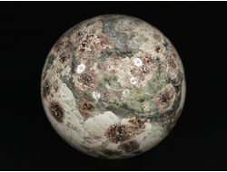 Шар "Яшма цветочная, хризантемовая", Казахстан (62 мм, 362 г) №29773