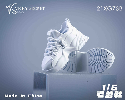 Женские кроссовки (белые) 1/6 Street shoes (21XG73B) - VSTOYS