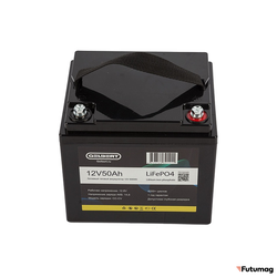 Литиевый тяговый аккумулятор Gelbert LiFePO4 (12V/50Ah/50A/600Wh) [6-GFM-38]