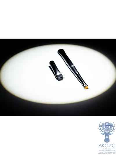 Кисть PACE №2 + доп. аппликатор в желтом упругом для ламинирования ресниц