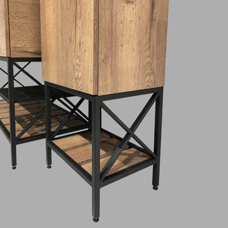 Шкаф-колонна "Бредфорд" дуб темный