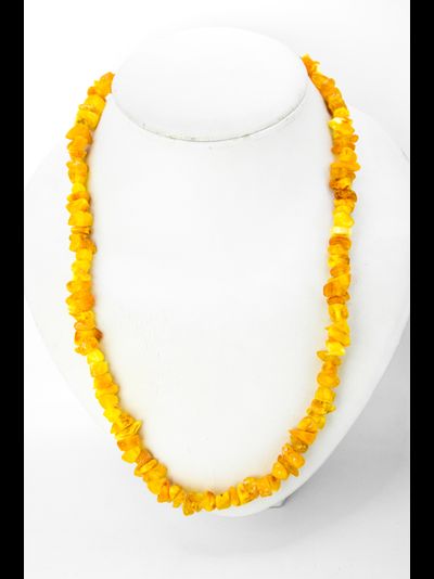 Бусы из матового янтаря 10753 55 см