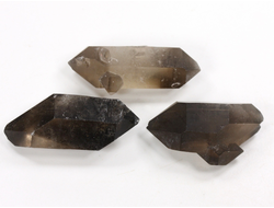 Кварц дымчатый, раухтопаз, кристалл двухголовик в ассортименте, Бразилия (18-21 мм, 6-7 г) №35768