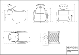 Парикмахерская мойка PUNTO
