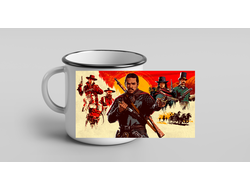 Кружка металлическая эмалированная RED DEAD REDEMPTION 2,РЕД ДЕАД РЕДЕМПТИОН 2  №5