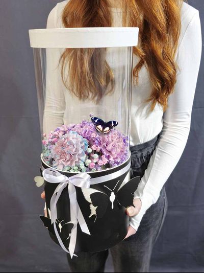 Букет в коробке №126