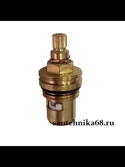 Кран-букса 1/2 м.к. 20 шлицов под ручку крест латунь Germany NF 00078 усиленные