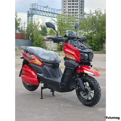 Электрический скутер Тур-Эндуро GT Tank 3000 красный