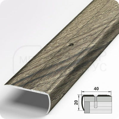 Порог угловой Лука ПУ 06.2700.R159 Дуб английский