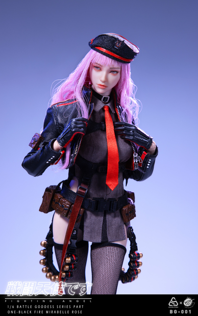 Рапи (Goddess of Victory: NIKKE) - Коллекционная фигурка 1/6 Battle Angel Series Part One Black Fire Mirabelle Rose (BG-001) - POPTOYS x COLOUR STUDIO