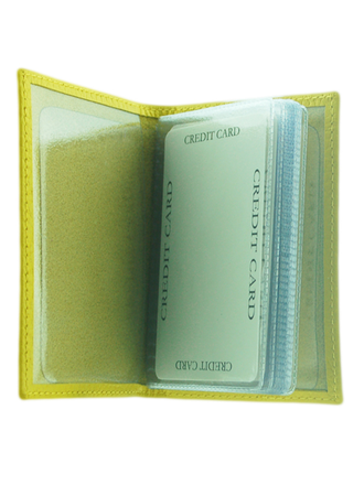 Кредитница QOPER Credit card holder fox yellow