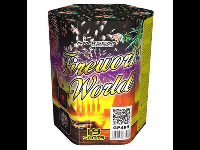 Батарея салютов FIREWORKS WORLD GP499 MAXSEM | Neva-Salut.com