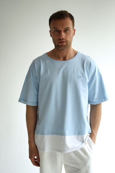 МУЖСКОЙ КОСТЮМ "ВОЗДУШНЫЙ" ГОЛУБОЙ