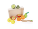 Фрукты "Тутти-Фрутти" на магнитах, деревянный набор фруктов с ящиком и ножиком для резки, игрушечный BeeZee Toys