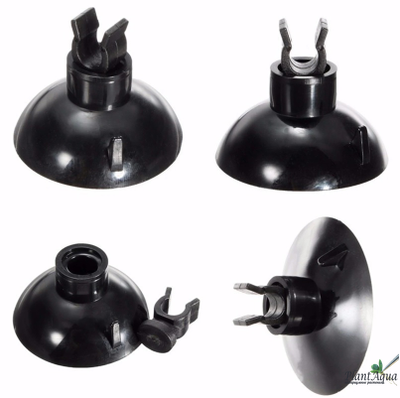 Присоска черная с клипсой для компрессорных и CO2 шлангов