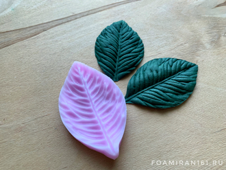 Молд  «Лист дикой розы, универсальный лист» (ELF_decor)