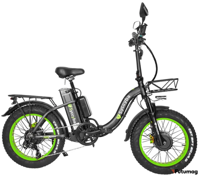 Электровелосипед SYCCYBA H2 (F11) DUAL GREEN
