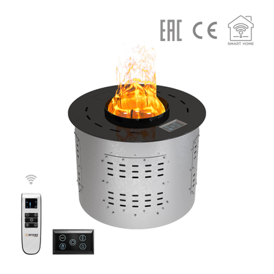 Паровой камин VEPO ROUND - 400 мм.