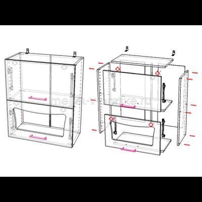 Шкаф кухонный Аляска АГВ-60 (600)