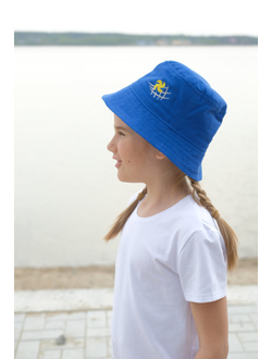 Панама детская синяя (мяч классический)