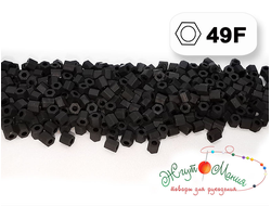 Toho Hexagon 11/0 49F  ЧЕРНЫЙ МАТОВЫЙ