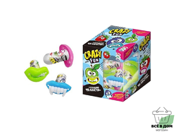 Карамель CRAZY FUN  в виде соски с челюстями, крученая 62612