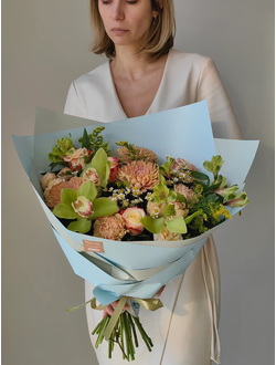 Букет цветов на 8 марта № 743