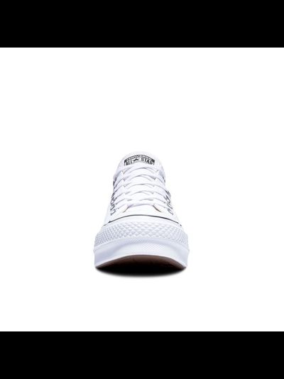 Кеды Converse All Star Low Top белые низкие на платформе