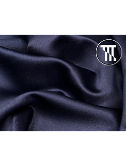 Атлас шелк, цв. Пурпурно-синий