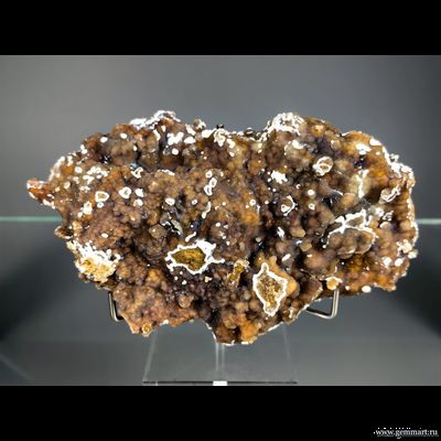 Халцедон почки, опал, на яшмовидной породе. Россия. 155*95*50мм